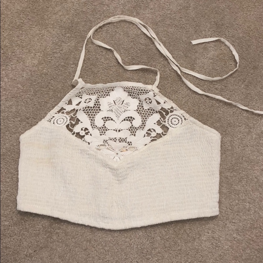 Free people halter crop top/bra. Size XS/S